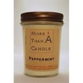 More Than A Candle More Than A Candle PPT8J 8 oz Jelly Jar Soy Candle; Peppermint PPT8J